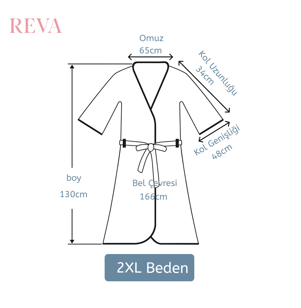 Reva Bornozu – Kayısı Rengi - Reva bornoz