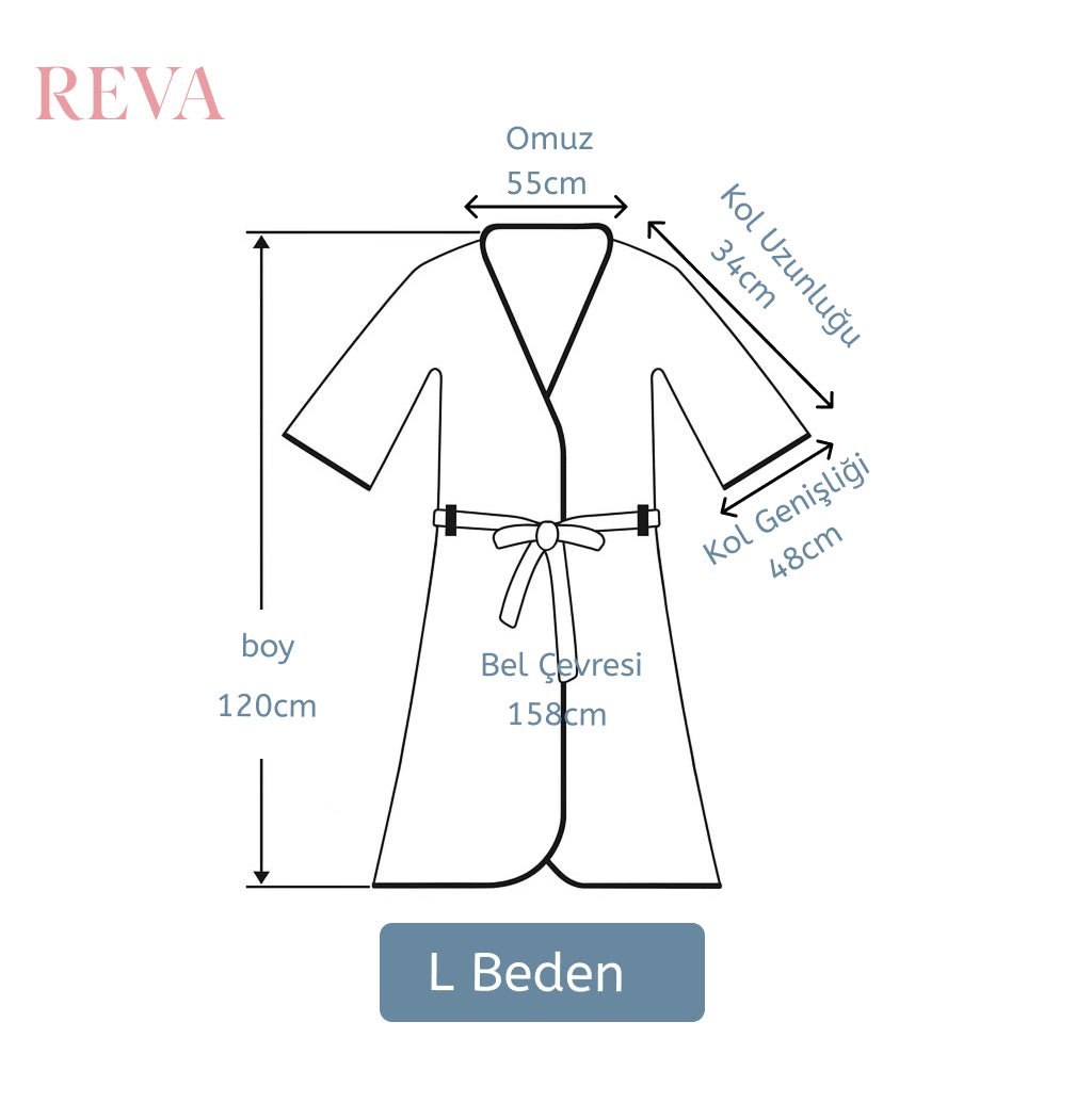 Reva Bornozu – Kayısı Rengi - Reva bornoz